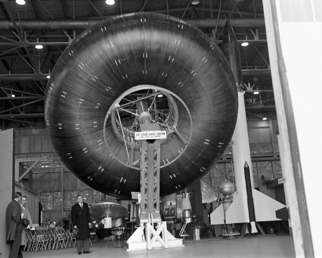 Space History Photo: Space Station Model